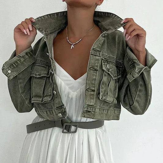 Eléa - Cazadora vaquera corta