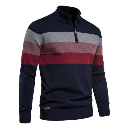 Yadrian Sweater | Jersey con cremallera de algodón para hombre