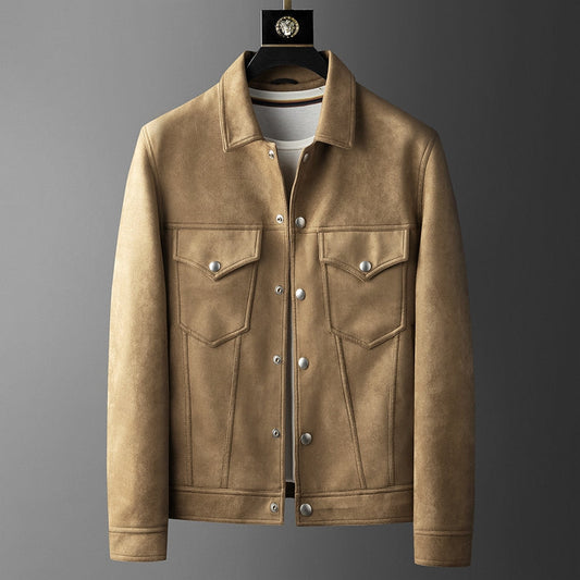 Hernan | Abrigo Casual Otoño Retro Solapa Hombre