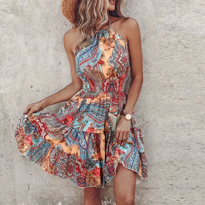 Vestido con cinturón chic