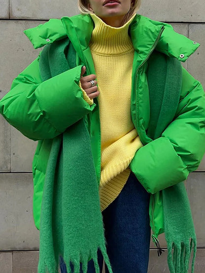 Dinette Coat | Abrigo abullonado oversize