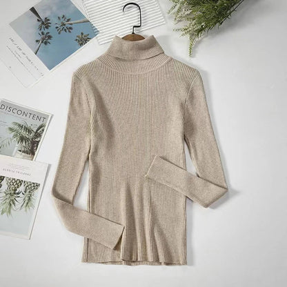 Dara| Jersey de cuello alto medio para mujer
