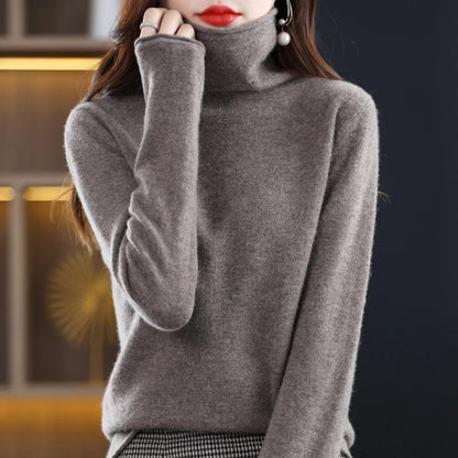 Noimee | Jersey de punto con cuello alto y corte entallado para mujer