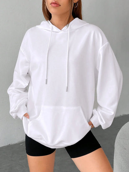 Dorte | Sudadera holgada con capucha y bolsillo para mujer