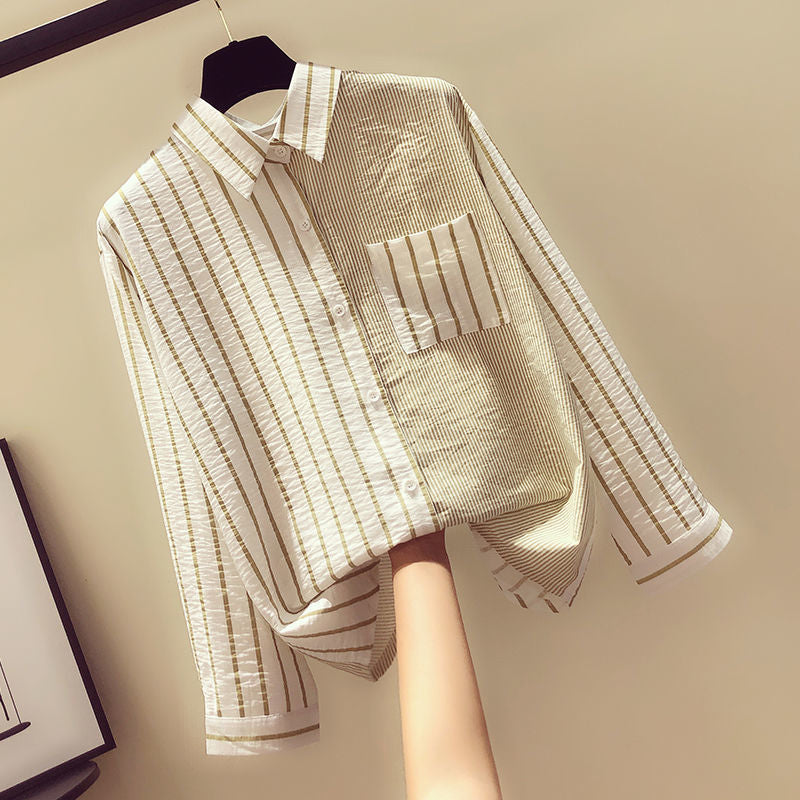 AnasBlouse I Blusa Con Rayas Para Mujer