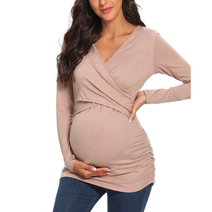 Camiseta de lactancia | Facilita la lactancia a través de aberturas en el pecho