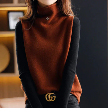 Hana | jersey de cuello alto chaqueta suelta