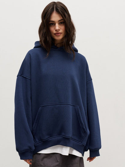 Elisa | Cómoda sudadera oversize con bolsillo delantero - ideal para otoño/invierno