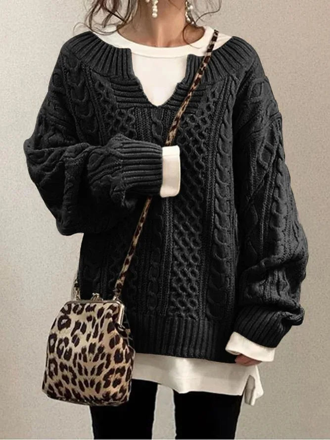 Rylie - moderno jersey de invierno de punto