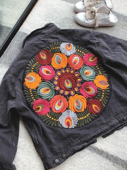 Chaqueta vaquera bohemia