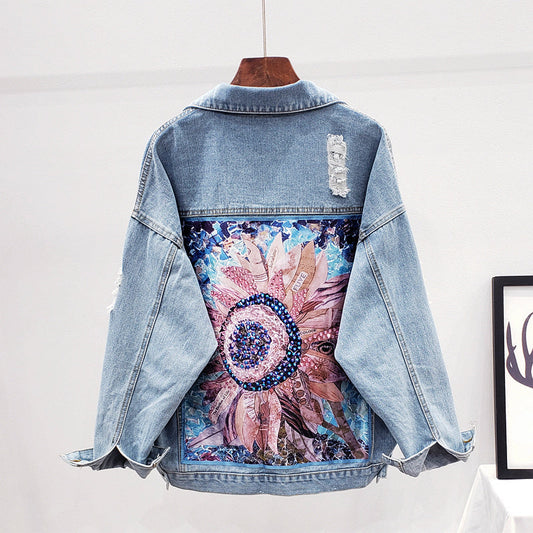Chaqueta vaquera oversize