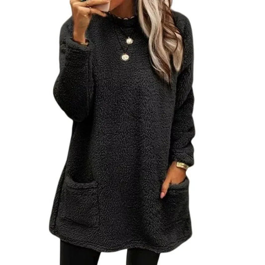 Romi - cálido jersey oversize con bolsillos