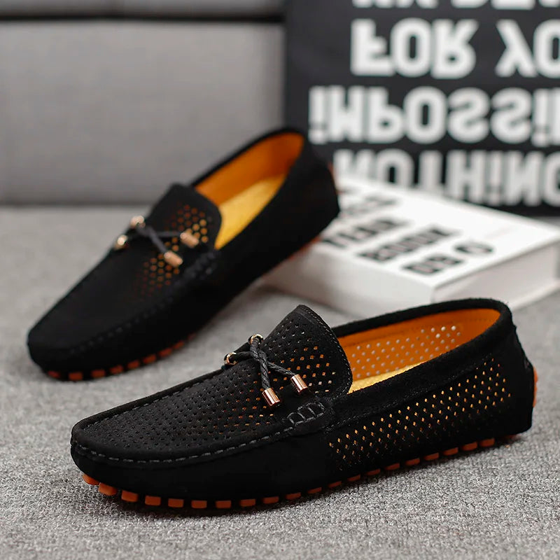 Męskie Buty Mokasyny Casual