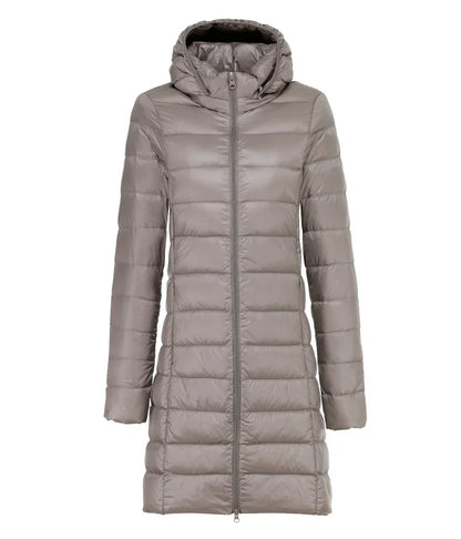 Arlithra™ | Chaqueta larga de plumón ligero