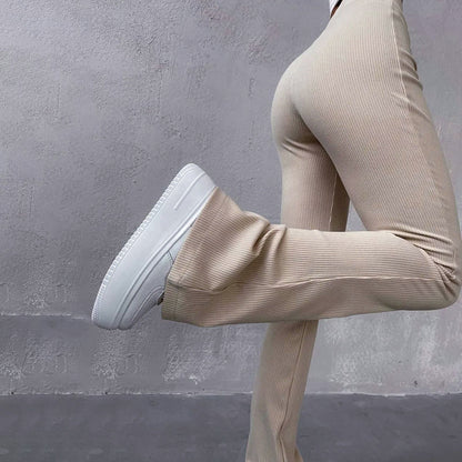 Lucee - Elegantes pantalones de franela para mujer
