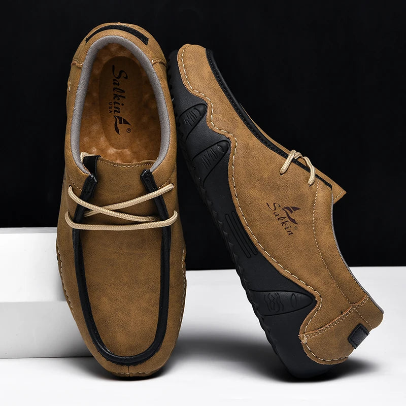 Mokasyny Męskie Wsuwane Buty
