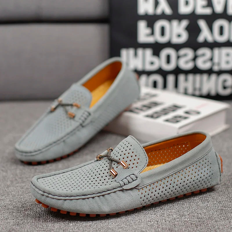 Męskie Buty Mokasyny Casual