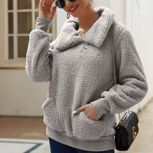 Maya | Sudadera con capucha de forro polar suave para mujer en invierno