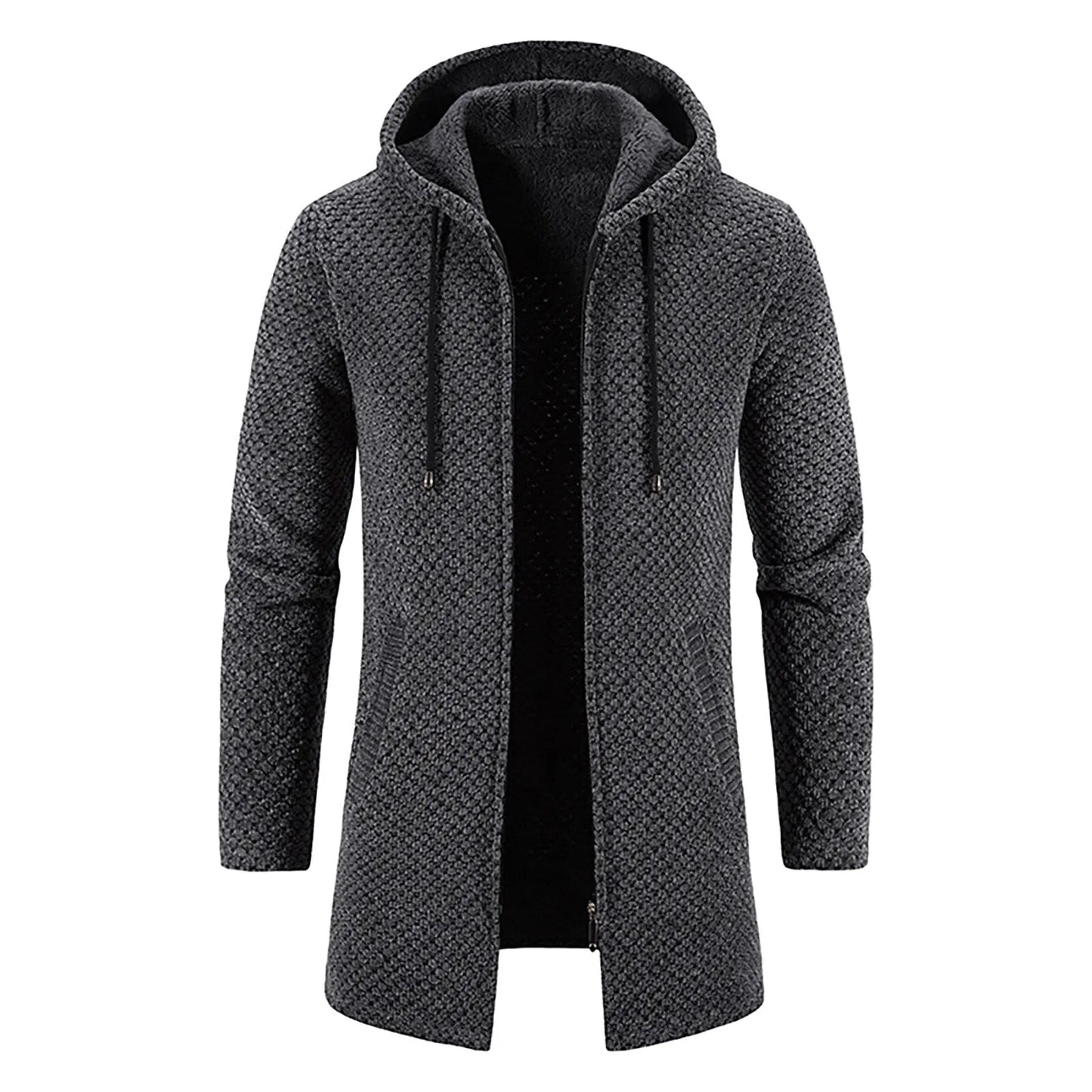 Mikkel | Chaqueta de lana con capucha para hombre