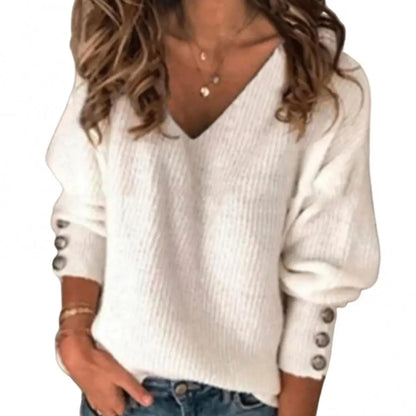 Callie| Jersey de mujer con cuello en V