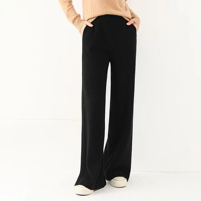Emma | Pantalones anchos | Comodidad y estilo | Mezcla de lana de lujo