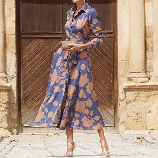 Vestido chic de manga larga