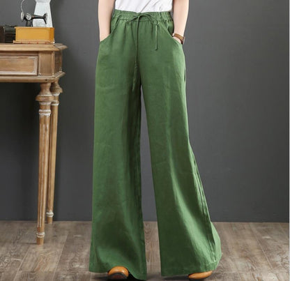 Pantalones Luciana - Pantalones ligeros de pierna ancha para el verano - Máxima transpirabilidad