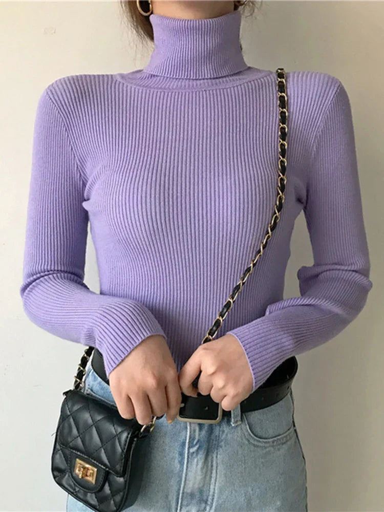 Jersey de cuello alto Margareta
