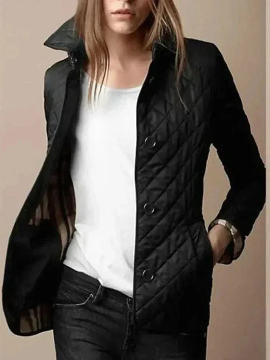 Chaqueta acolchada clásica para mujer
