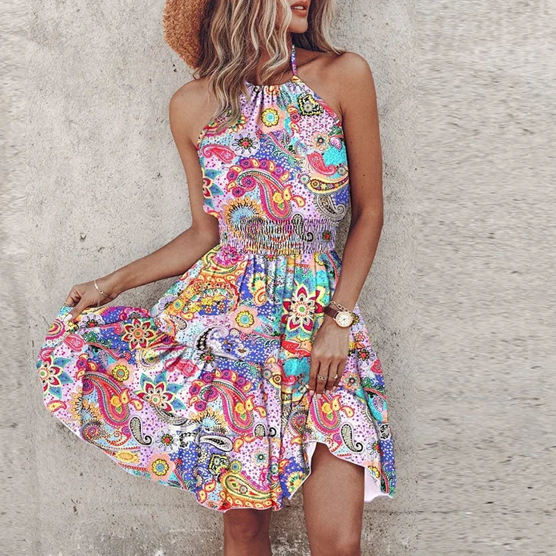 Vestido con cinturón chic