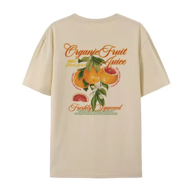 Camiseta | Grapefruit | Estampado único en la espalda, cómoda | Perfecta para un uso casual diario