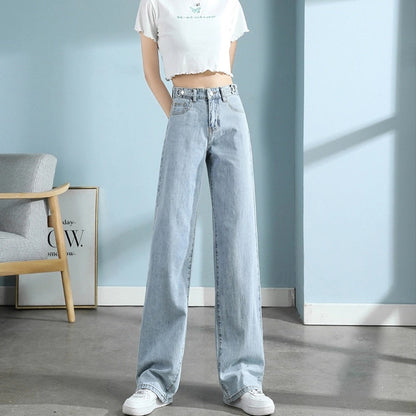Pantalón Ginevra - Pantalón vaquero de pierna ancha y cintura alta para una mayor comodidad.