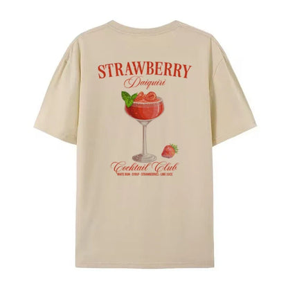 Camiseta | Oversized Daquiri | Algodón, estampado único en la espalda | Perfecta para días informales