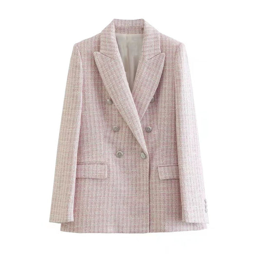 MariamsJacket I Chaqueta de tweed trenzado para mujer