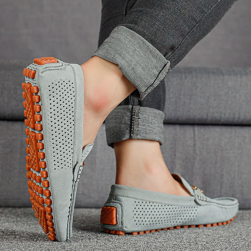 Męskie Buty Mokasyny Casual