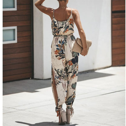 Clémence - Mono sexy con escote halter