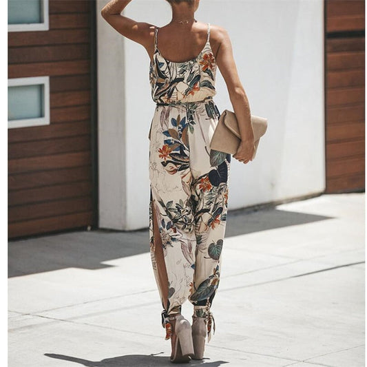 Clémence - Mono sexy con escote halter
