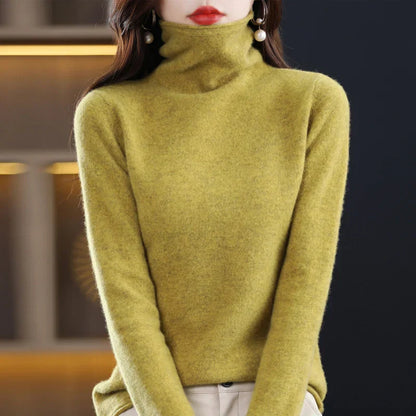 Noimee | Jersey de punto con cuello alto y corte entallado para mujer