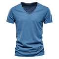 Męski Koszulka V Neck