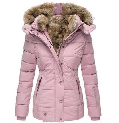 Elegante abrigo de invierno para mujer