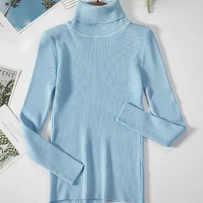 Jersey de cuello alto para mujer