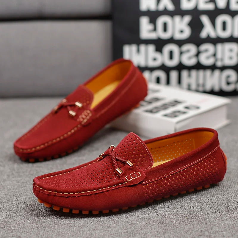 Męskie Buty Mokasyny Casual