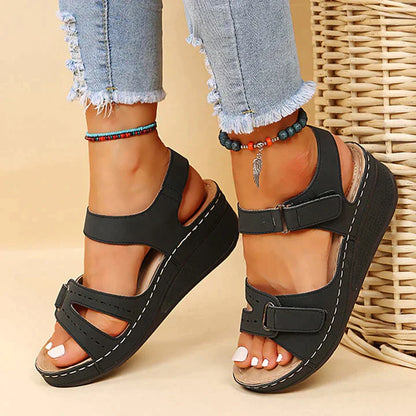 Ramona® | Cómodas sandalias ortopédicas con tacón de cuña