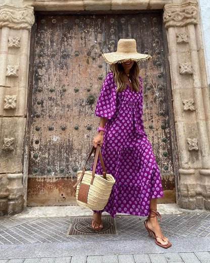 Bohème vestido largo