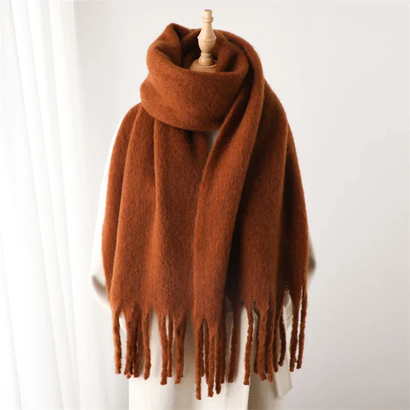 Velucci | Chic Bufanda de invierno de colores para las mujeres