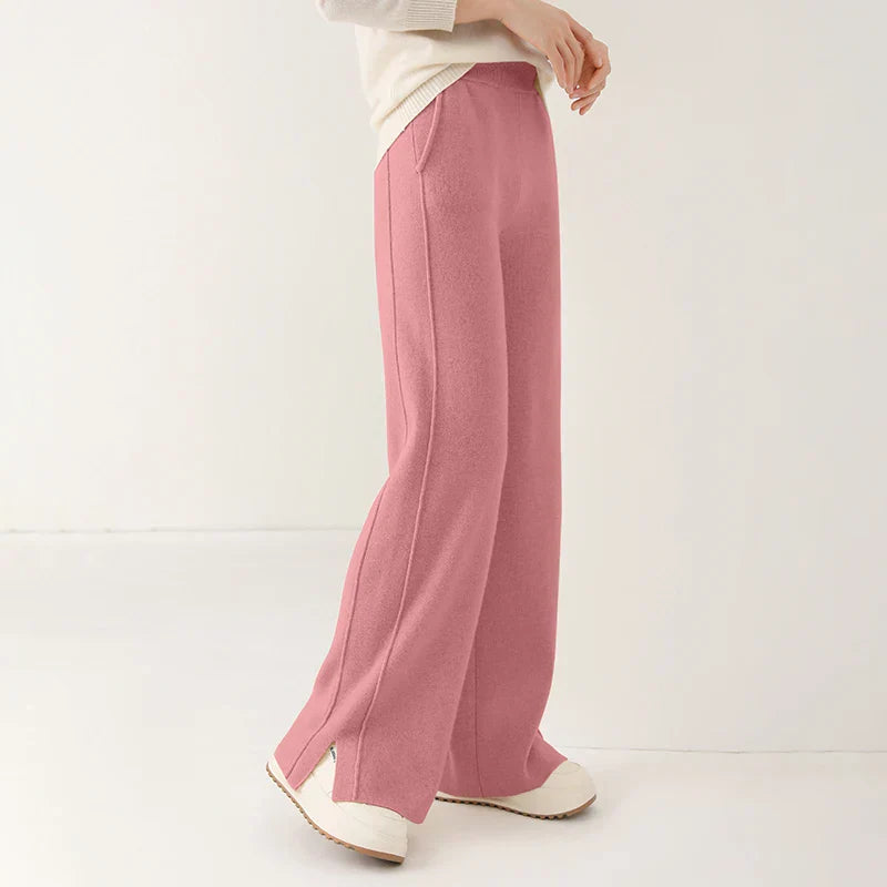 Emma | Pantalones anchos | Comodidad y estilo | Mezcla de lana de lujo