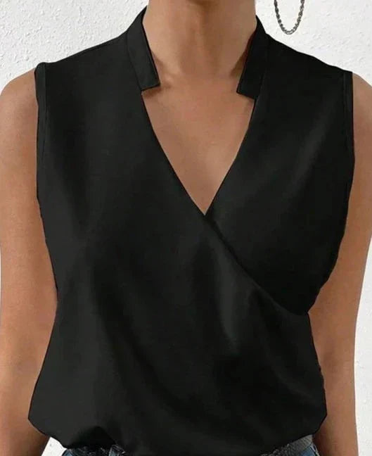 Elena - Elegante top sin mangas - Atemporal, con estilo y muy combinable