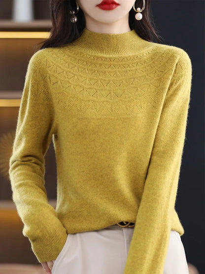 Jersey de invierno Dako con cuello moca