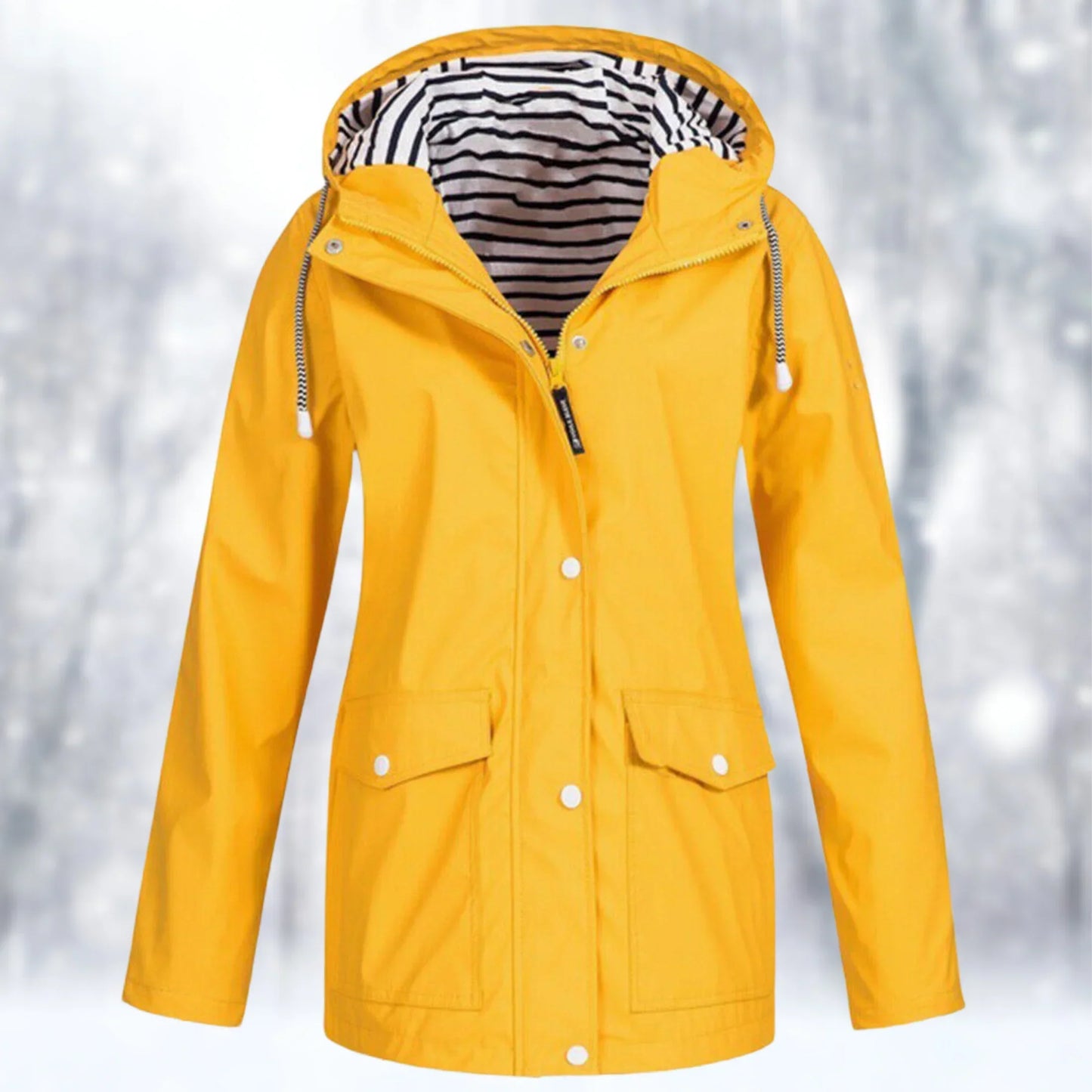 Chaqueta impermeable y cortaviento para mujer