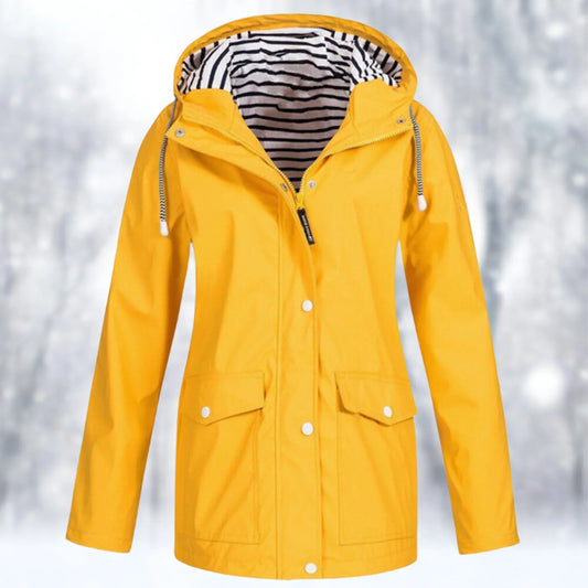 Chaqueta impermeable y cortaviento para mujer